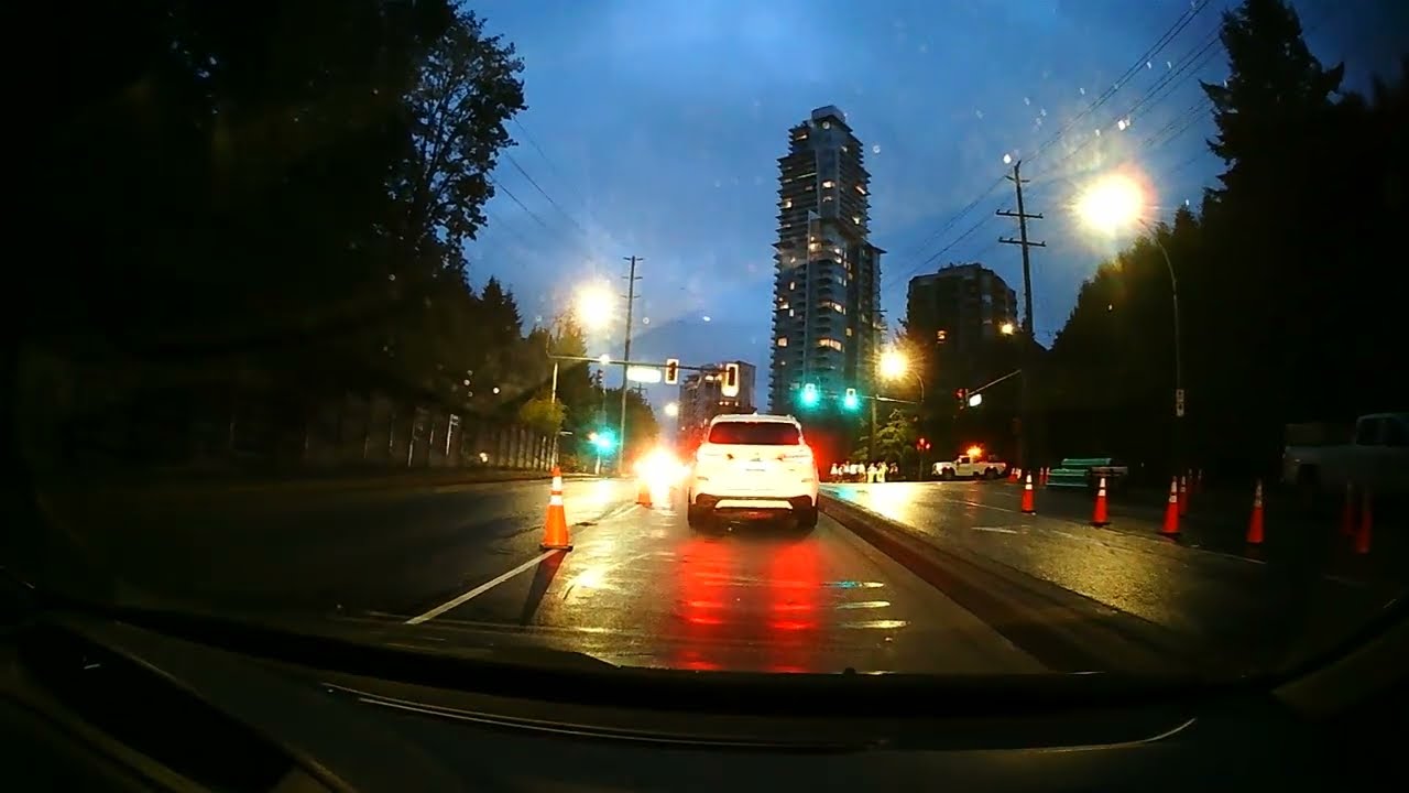 Driving Through A Construction Zone