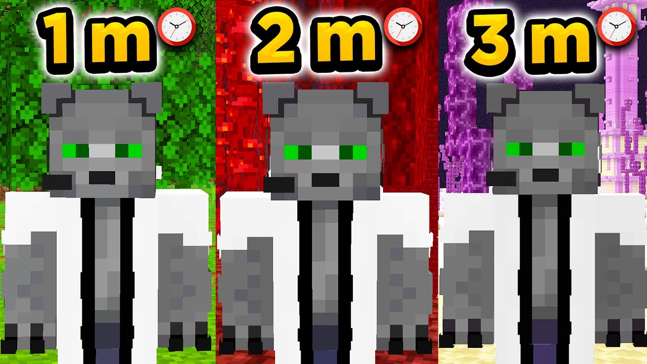 Paso Minecraft Pero Cada 1 MIN cambio de DIMENSIÓN 