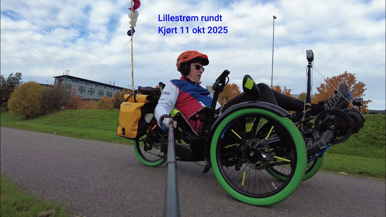 Sykkeltur 2025 10 11 Lillestrøm rundt