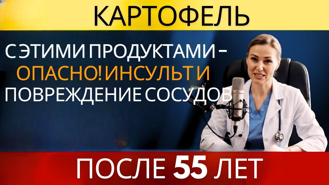 Едите картофель каждый день? 5 опаснейших сочетаний, разрушающих сосуды после 55 лет.