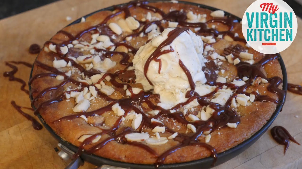 PEANUT BUTTER CUP SKILLET COOKIE