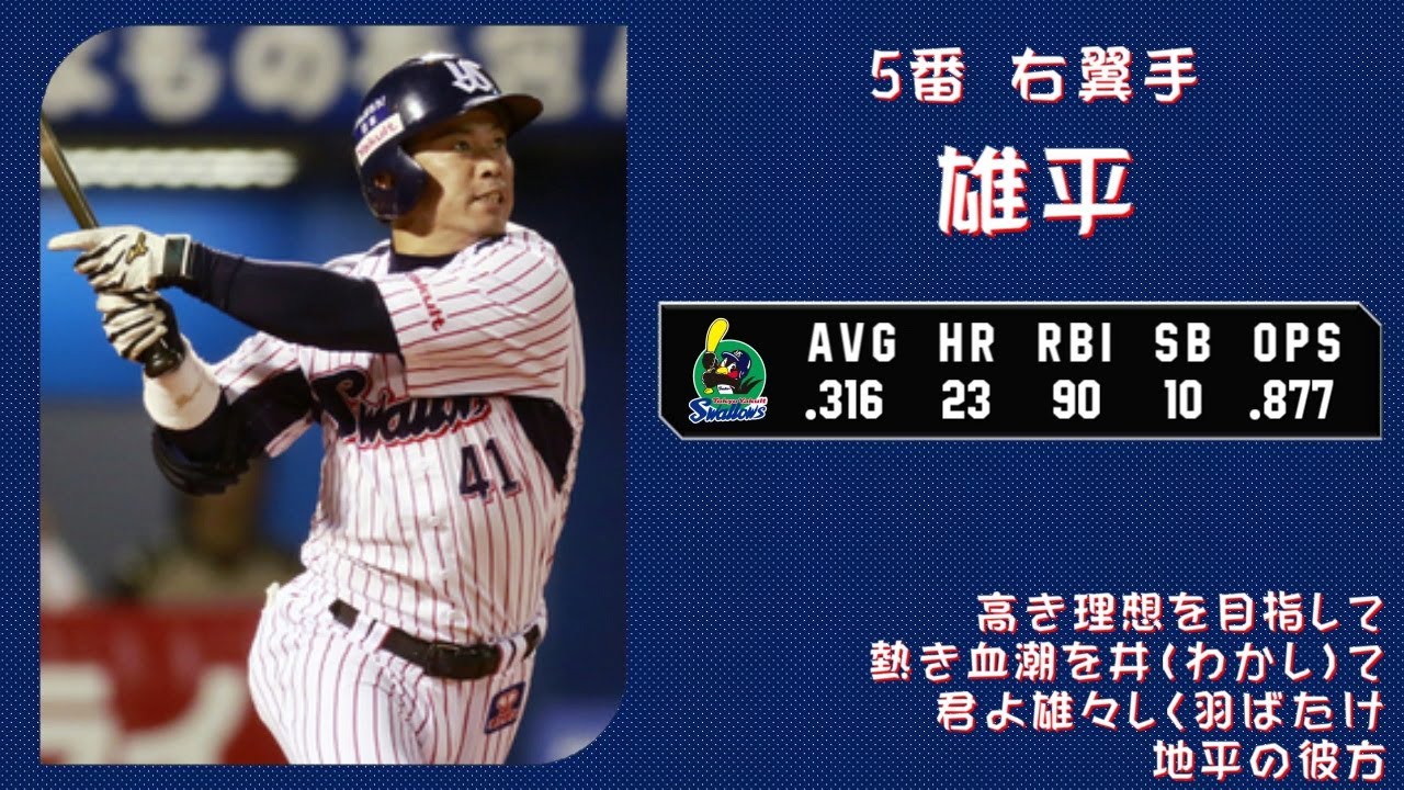 2014年 東京ヤクルトスワローズ 1-9
