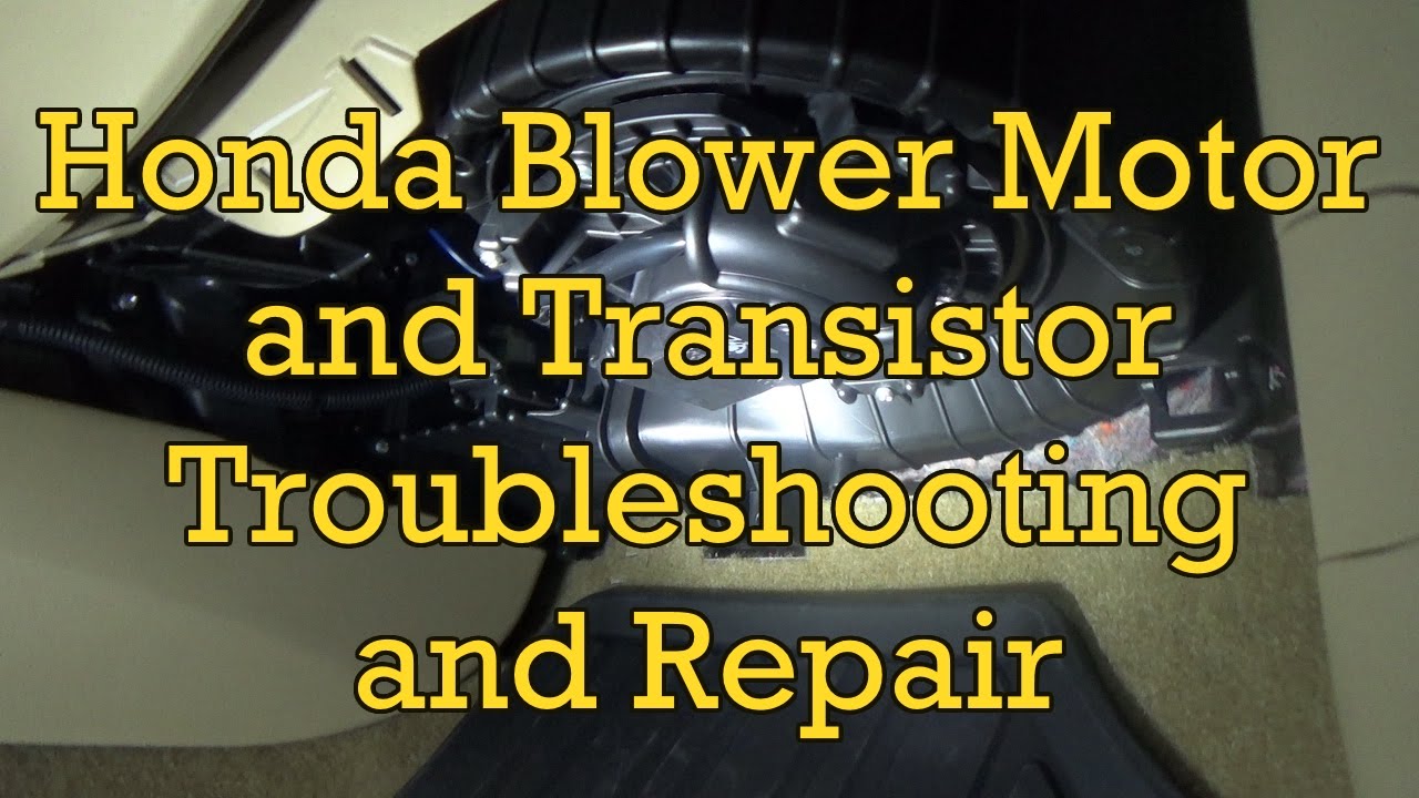 Honda Accord Blower Motor Troubleshooting and Replacement 2012 (2008-2012 Similar)