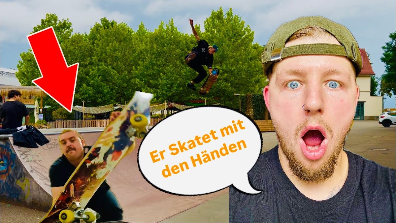 Er Skatet mit den H&auml;nden 😱 Reithalle Ulm 