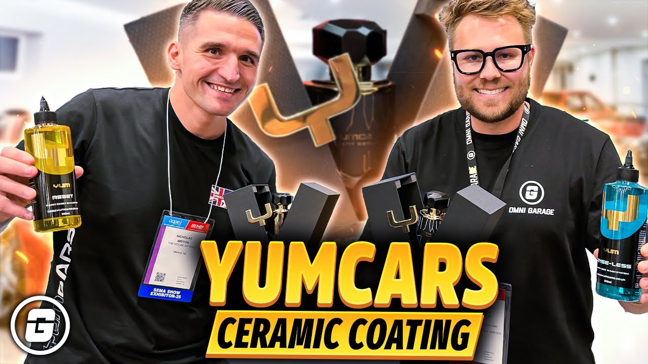 Новое керамическое покрытие YumCars на выставке SEMA 2025