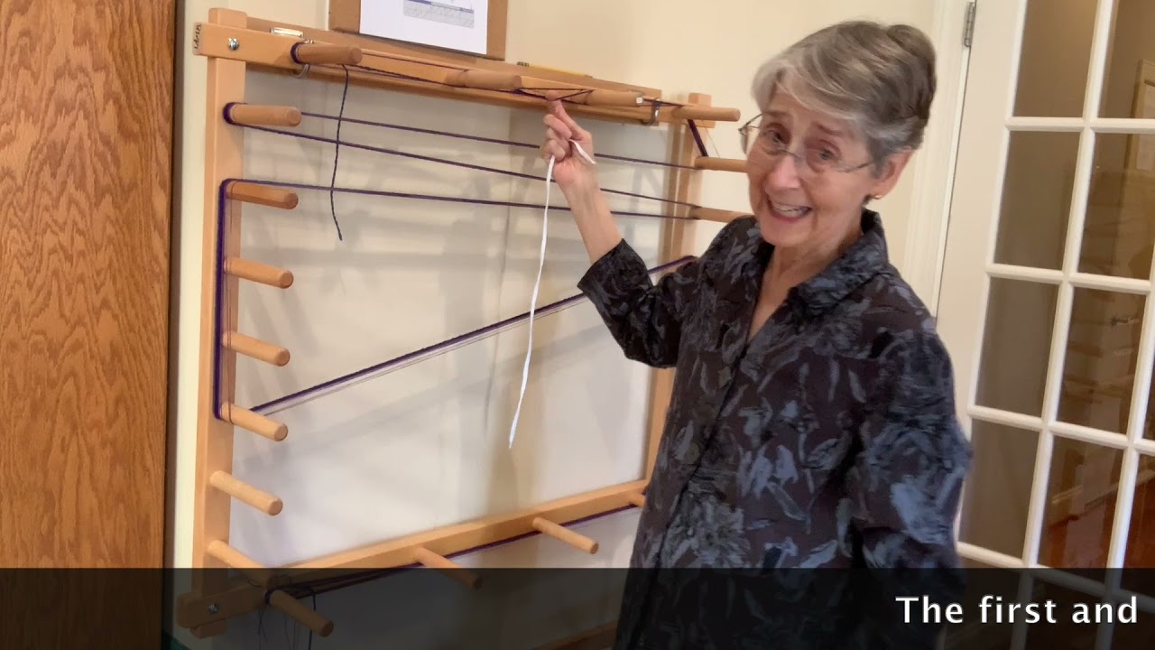 Threading a Loom Back to Front, Part 1: Preparing your warp