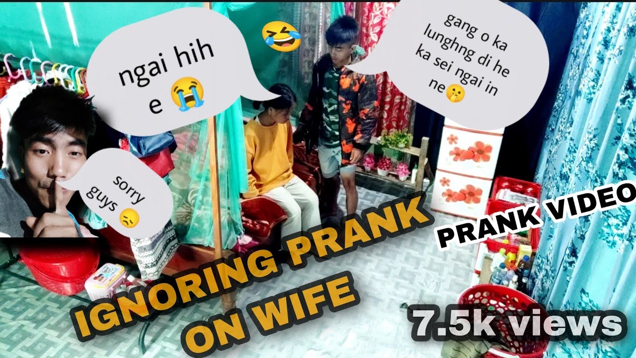 Ignoring Prank on Wife 😆Gone Emotional🥺