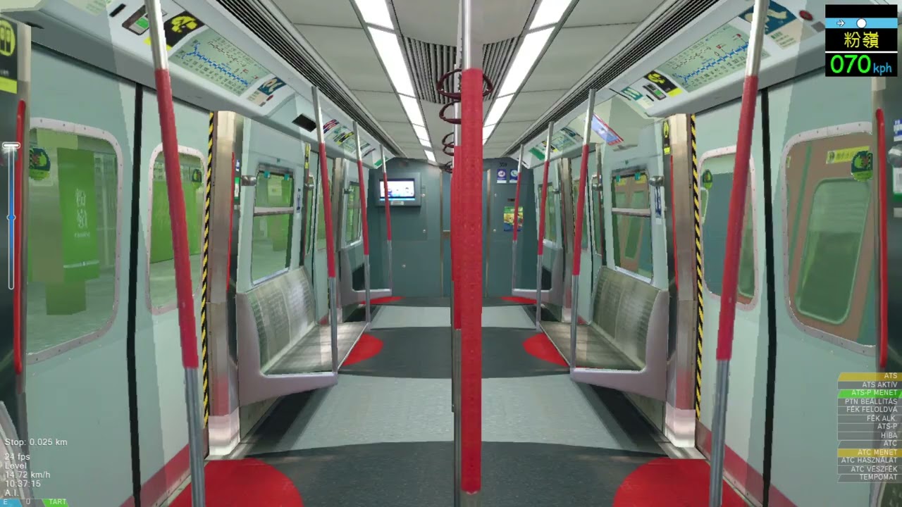 OpenBVE KCR East Rail vonal (teljes)