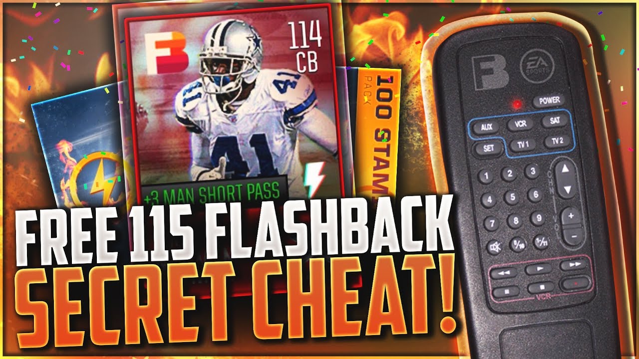 SECRET FLASHBACK CHEATS!? FREE 109+ OVERALL PLAYERS! MADDEN MOBILE 18