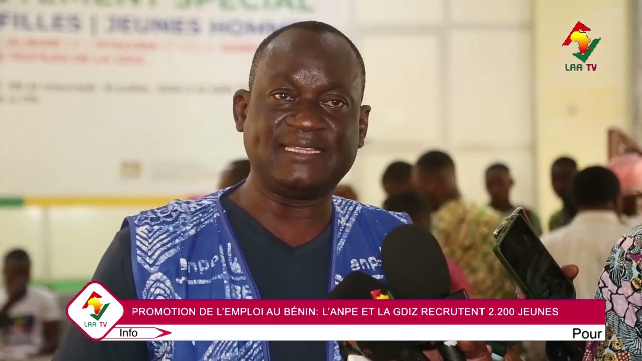 PROMOTION DE L'EMPLOI AU BENIN : L'AnpE ET LA GDIZ RECRUTENT...