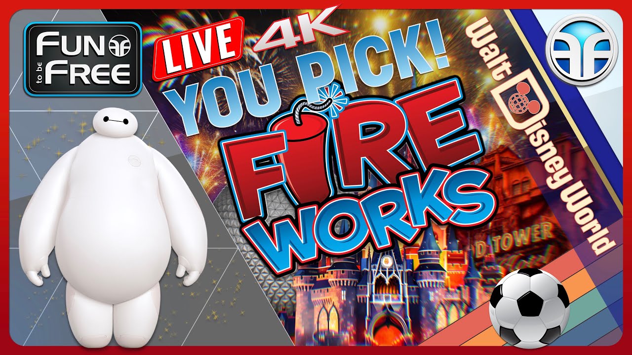 🔴 LIVE: Disney World &ndash; YOU Pick! Happily Ever After, Fantasmic or Disney Fireworks [Full Show 4K]