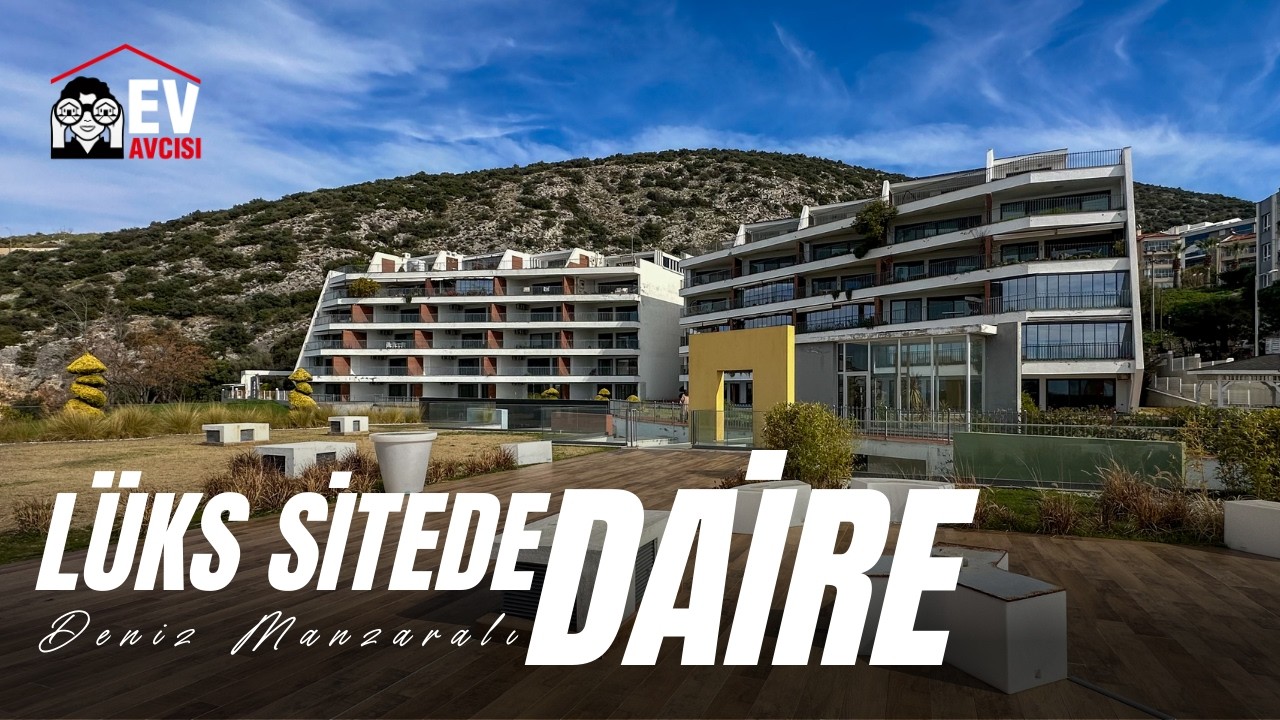 Kuşadası Merkezde Lüks Site İçerisinde Deniz Manzaralı Satılık Daire I Kuşadası Satılık Daire 1622