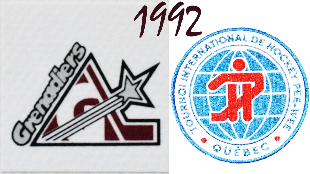 Grenadiers de l'Ancienne-Lorette vs Asbestos Warwick -  Tournoi  international PeeWee de Québec 1992