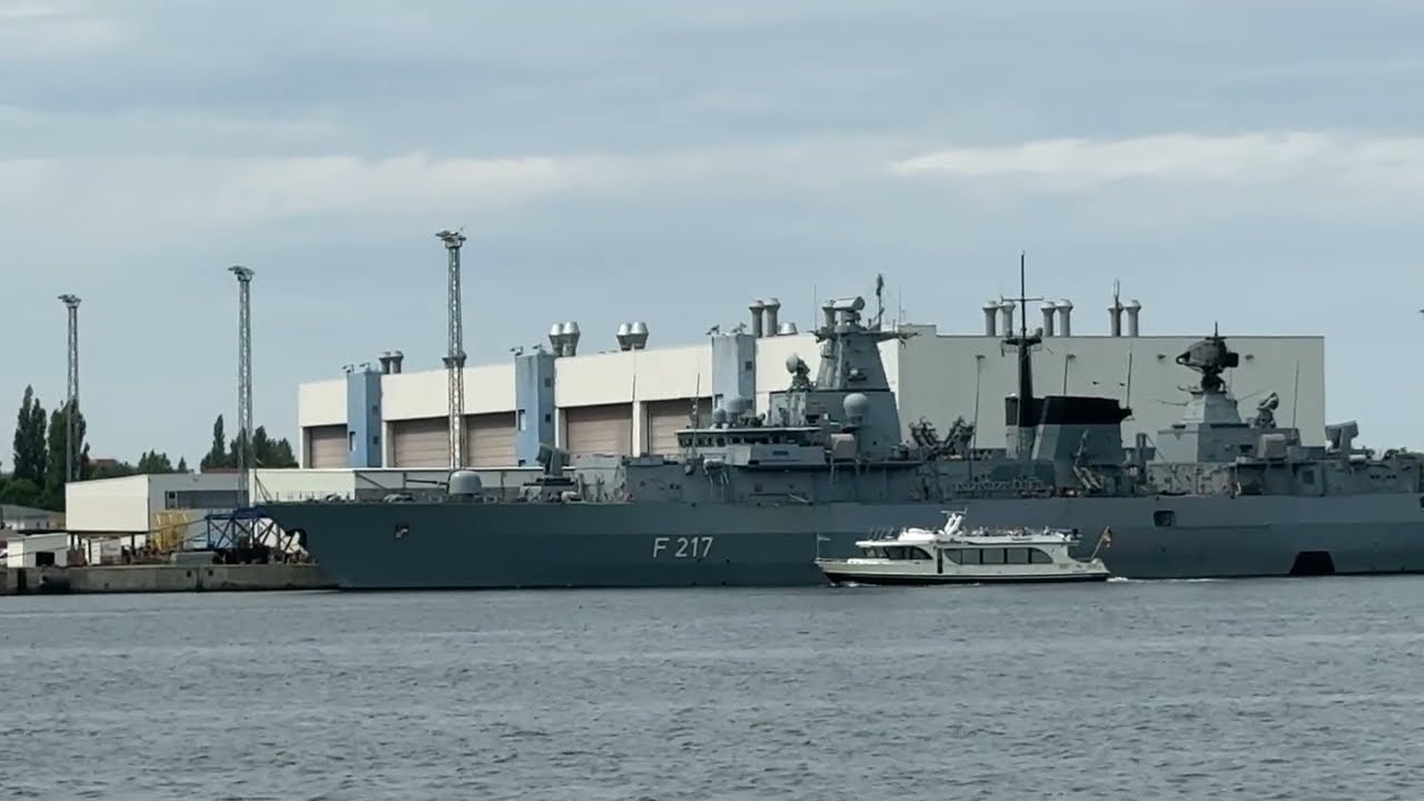 Baltic Operations 2025: Fregatte BAYERN (F 217) in Rostock 4.6.2025