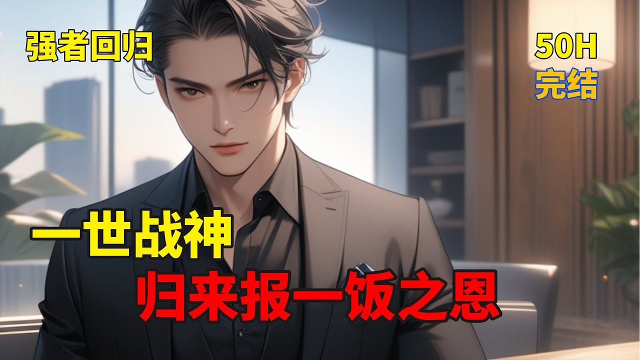 完结【一世战神，归来报一饭之恩】十五年前，他濒死时得她一饭救命之恩；十五年后，他以千古将神之姿归来，誓要报答这份恩情。可当年救他的女孩已家破人亡，沦入深渊。他将扫清一切仇敌，还她一世繁华！