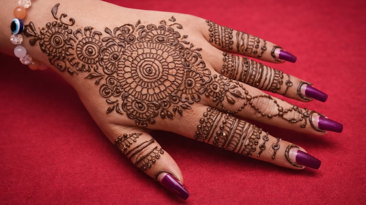 🔥😱মেহন্দি ডিজাইন ll mehndi dezain ll सरल मेहंदी डिजाइन ll henna design ll back hand mehndi design 