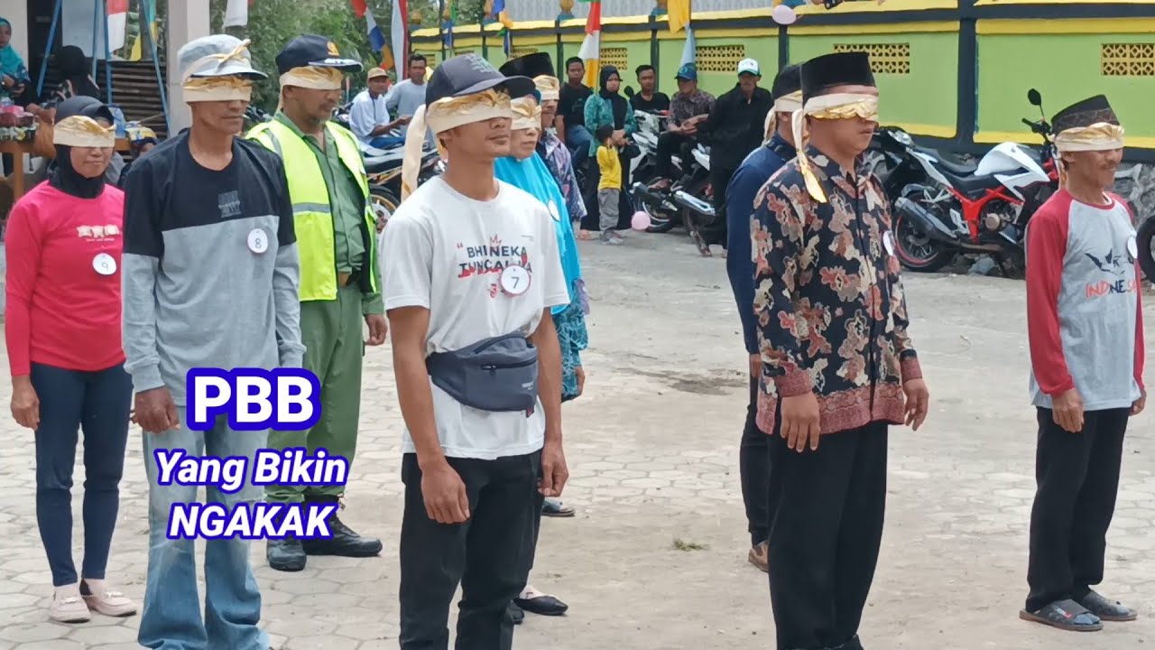 LOMBA PBB MATA TERTUTUP | Bikin Ngakak Terus