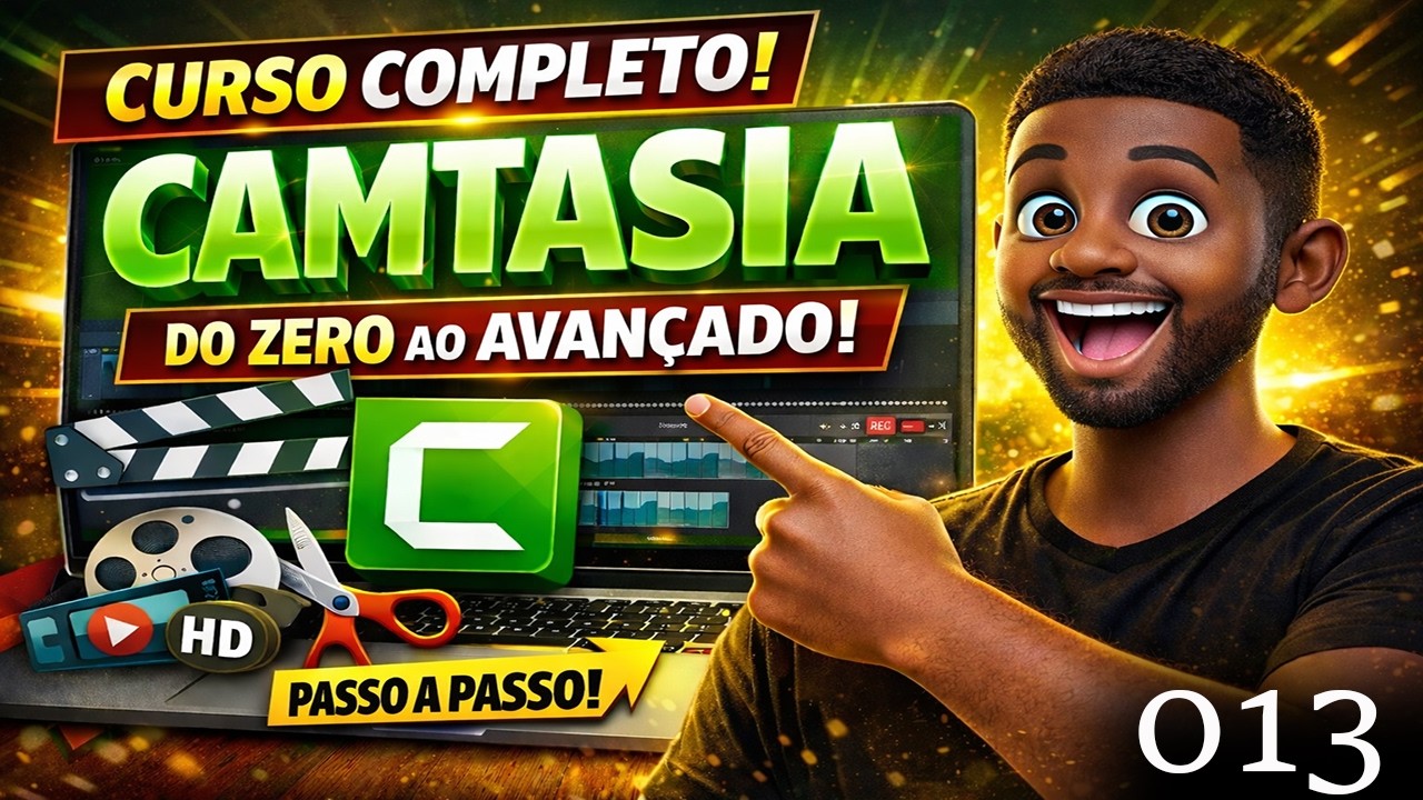 Curso de Camtasia 2025 #013  Inserindo textos e legendas