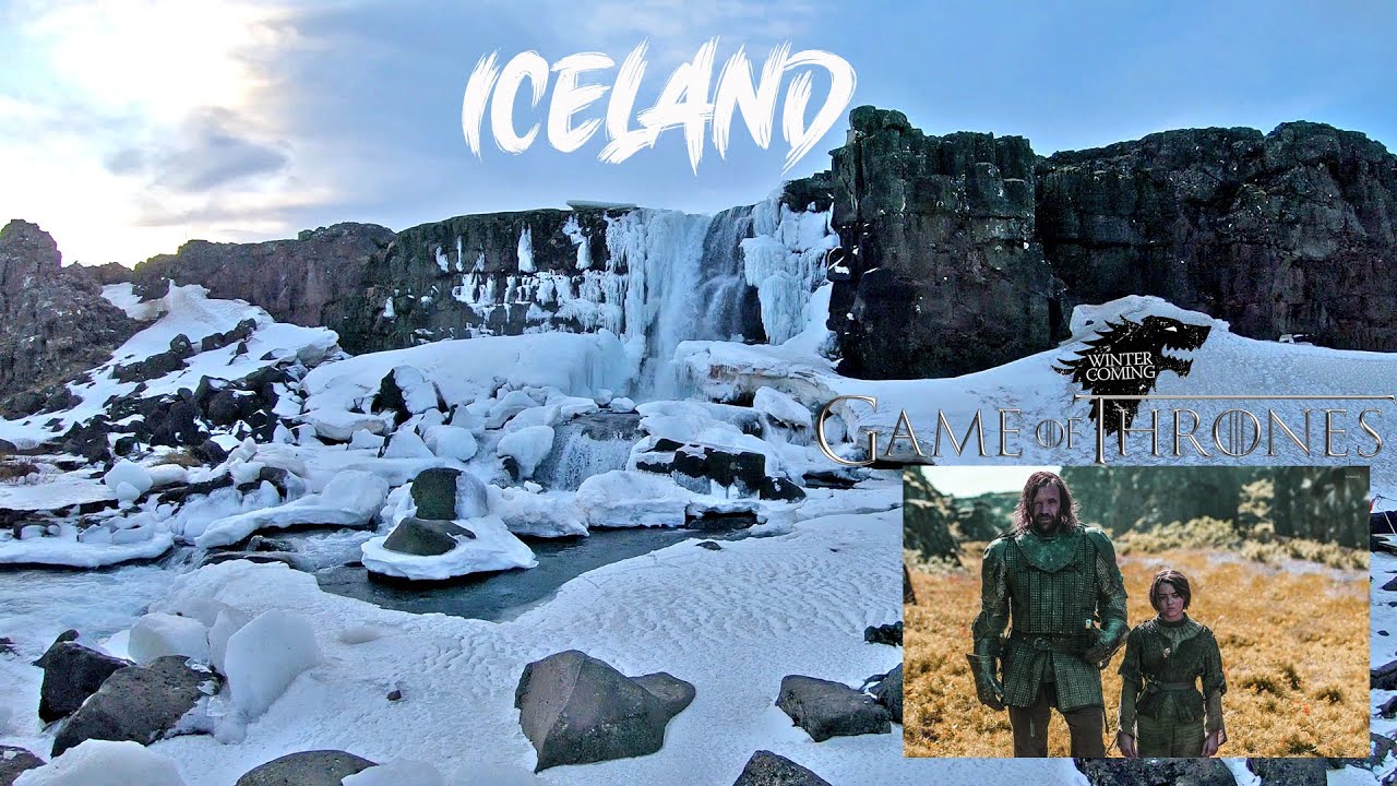 ⁴ᴷ⁶⁰ Roadtrip and Walk in ICELAND : ÖXARÁRFOSS WATERFALL - Thingvellir National Park - 4k60fps