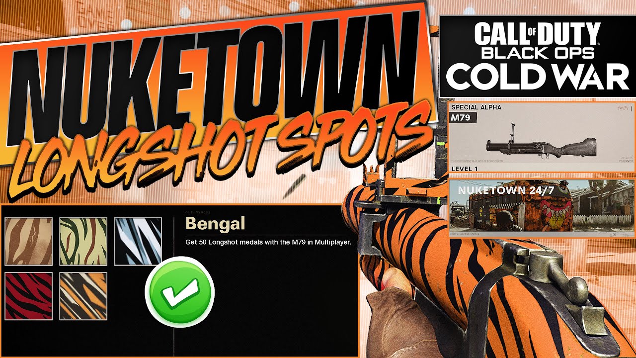 M79 CAMO Nuketown Longshot Spots Tips N Tricks - Black Ops Cold War (DM Ultra Grind)
