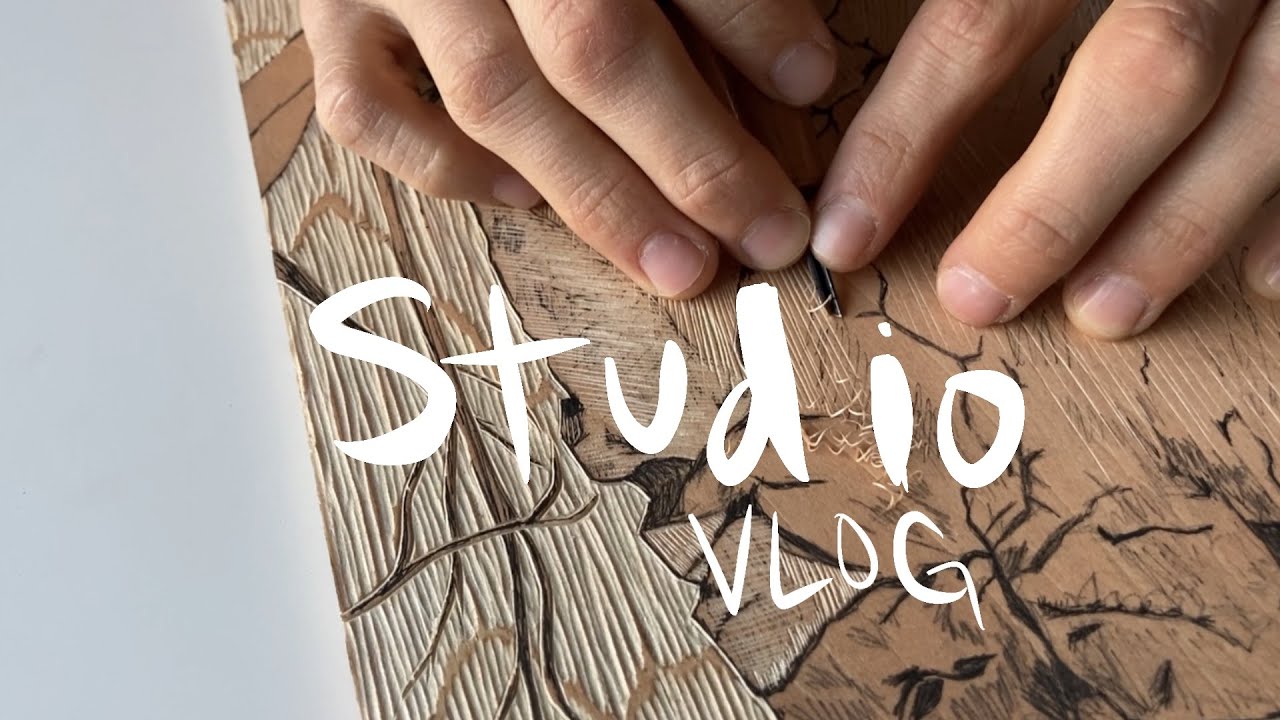 STUDIO VLOG 03 | editioning and block carving