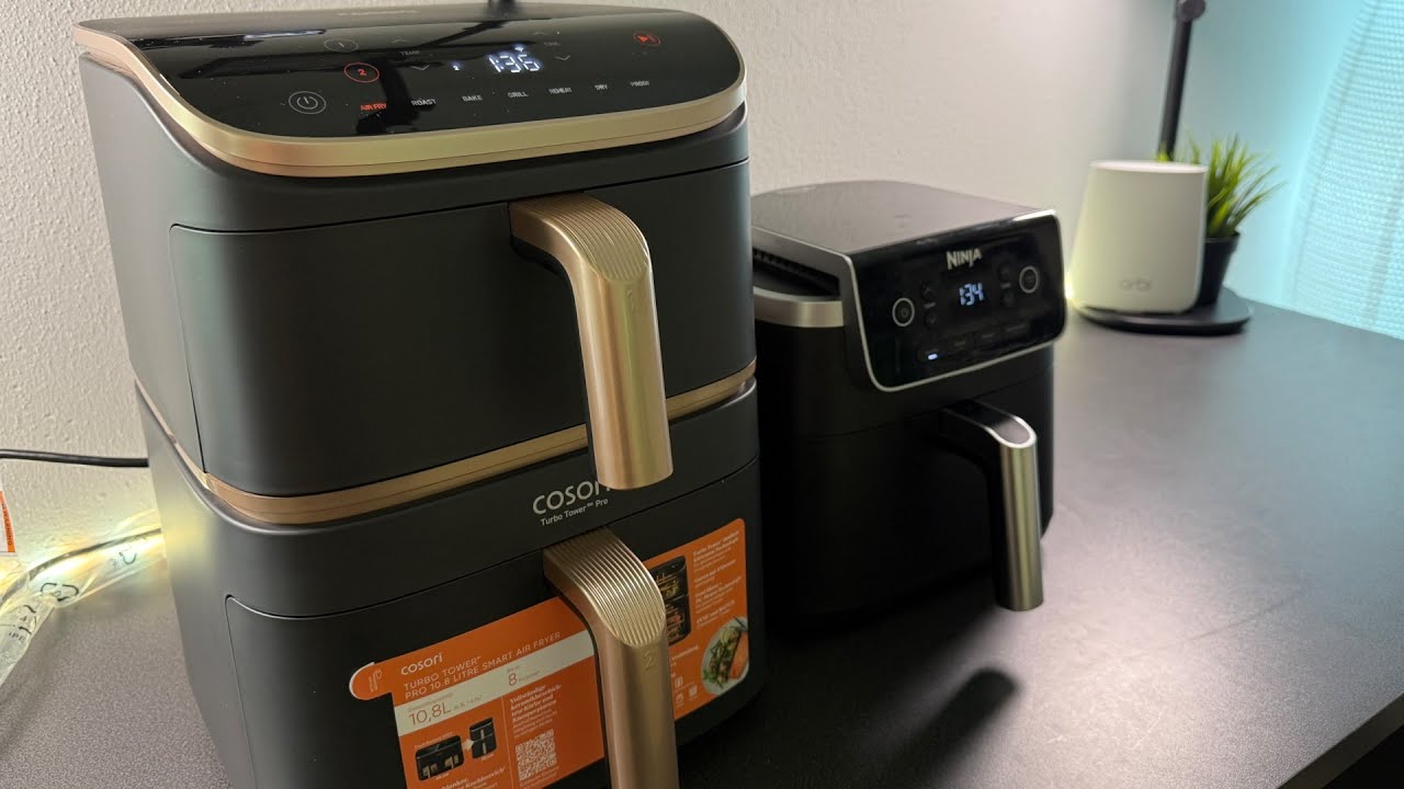 &bdquo;Die beste Hei&szlig;luftfritteuse? COSORI Turbo Tower Airfryer vs. Ninja Hei&szlig;luftfritteuse - JetLoneStarr