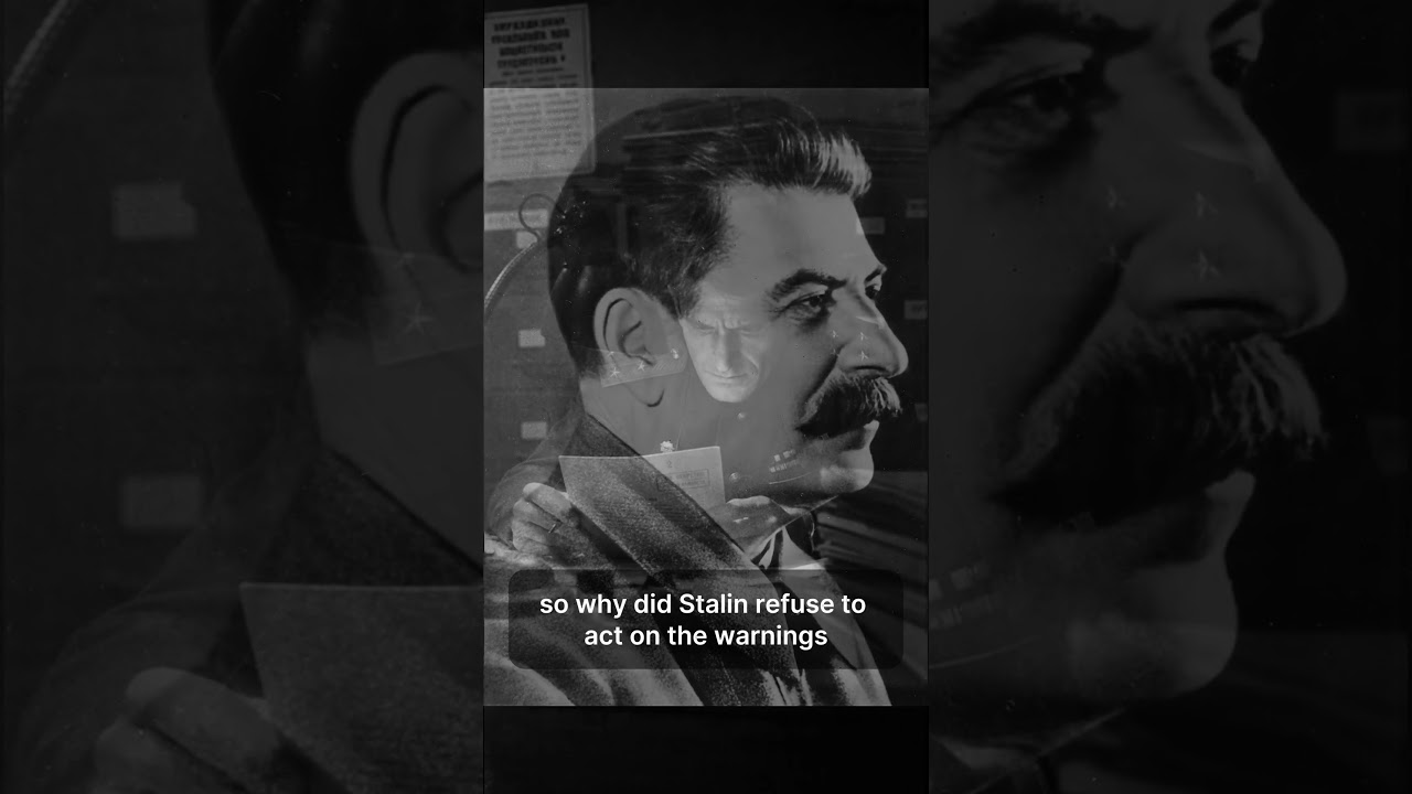 Why Did Stalin Ignore 84 Warnings About Operation Barbarossa? #history #ww2 #ww1 #shorts