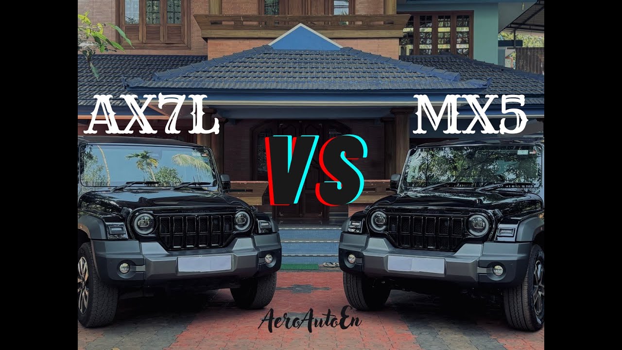Thar Roxx AX7L vs MX5: Key Differences | English Review