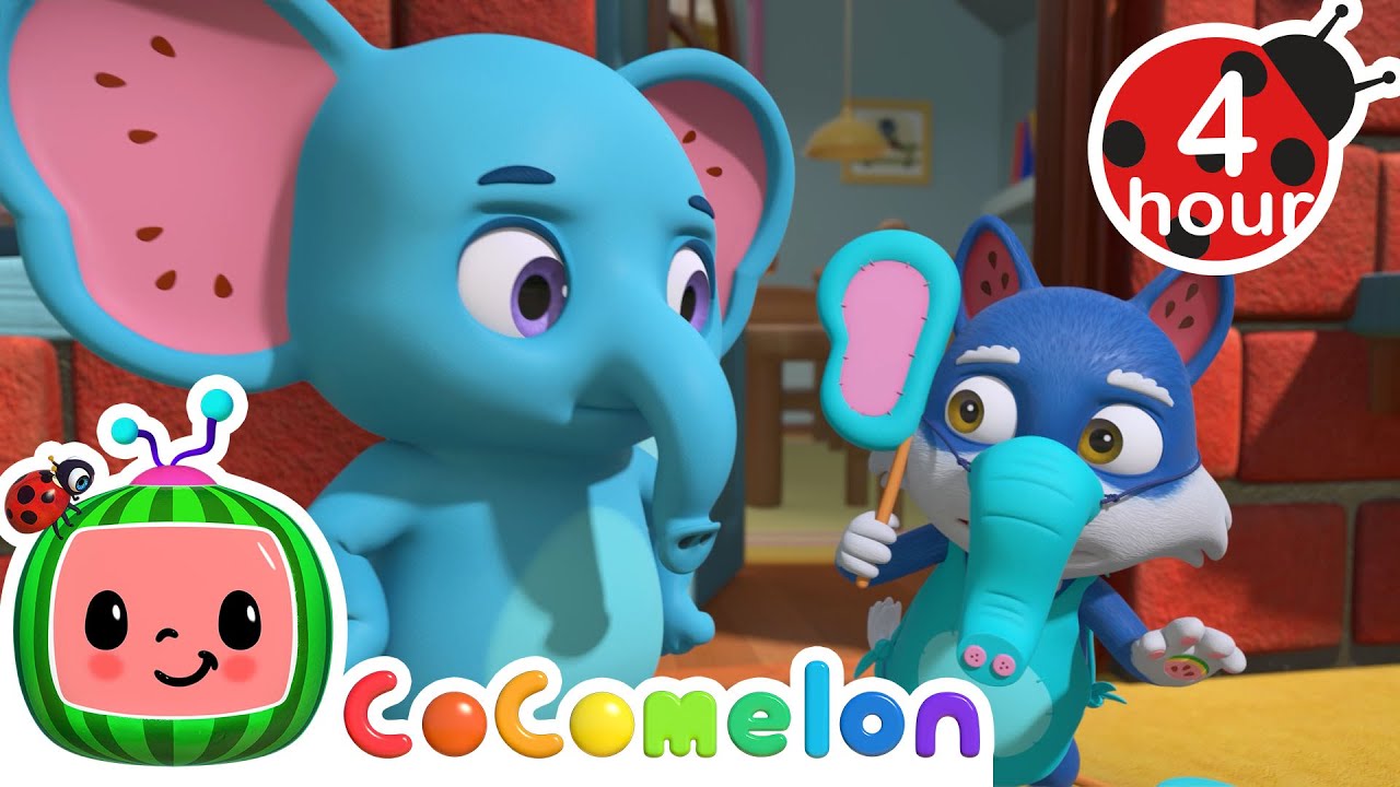 Little Red Riding JJ 🧺🐺 + More | Cocomelon's - JJ's Animal Time | Moonbug Food & Family Cartoons