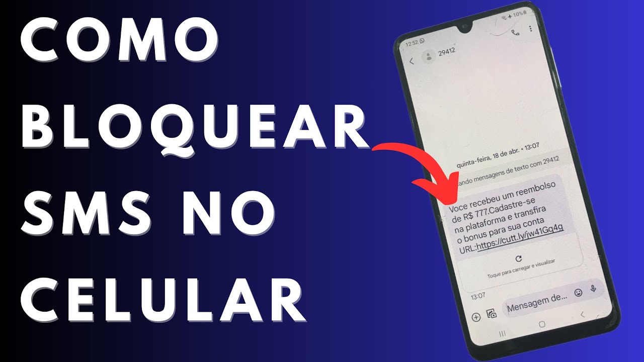 Como fazer para bloquear SMS no celular📱