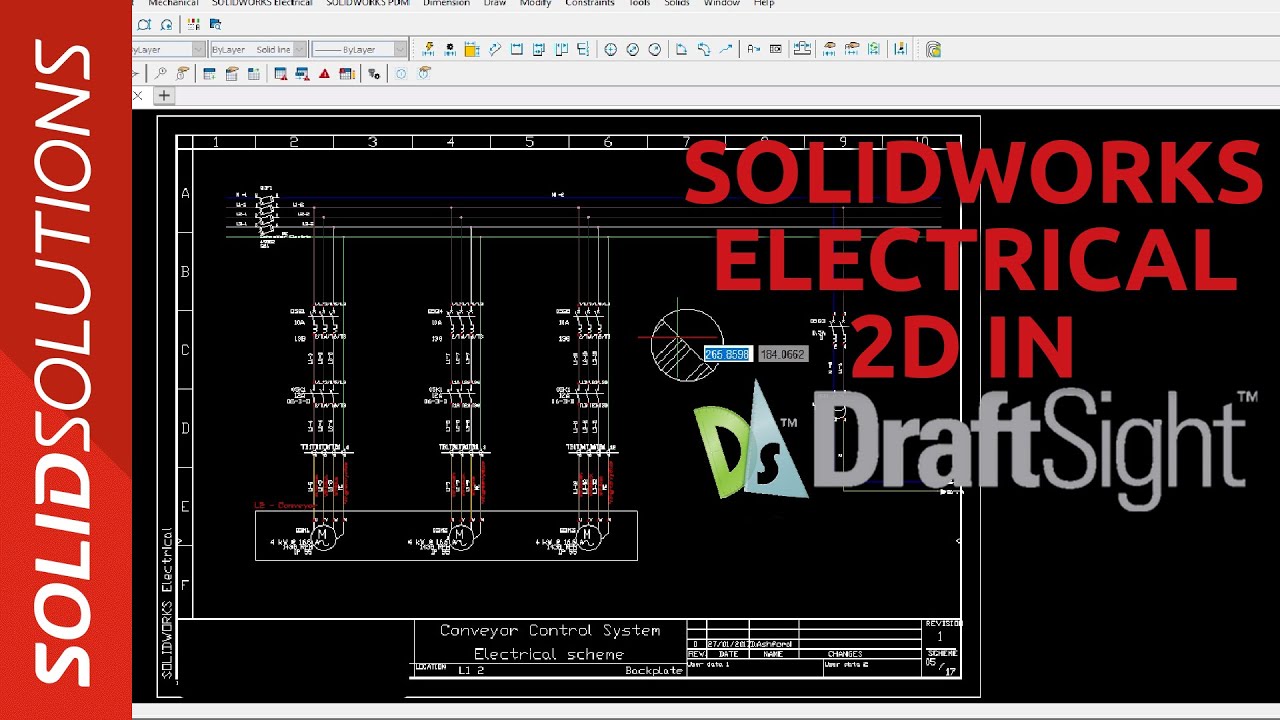 Electrical Schematic and DraftSight