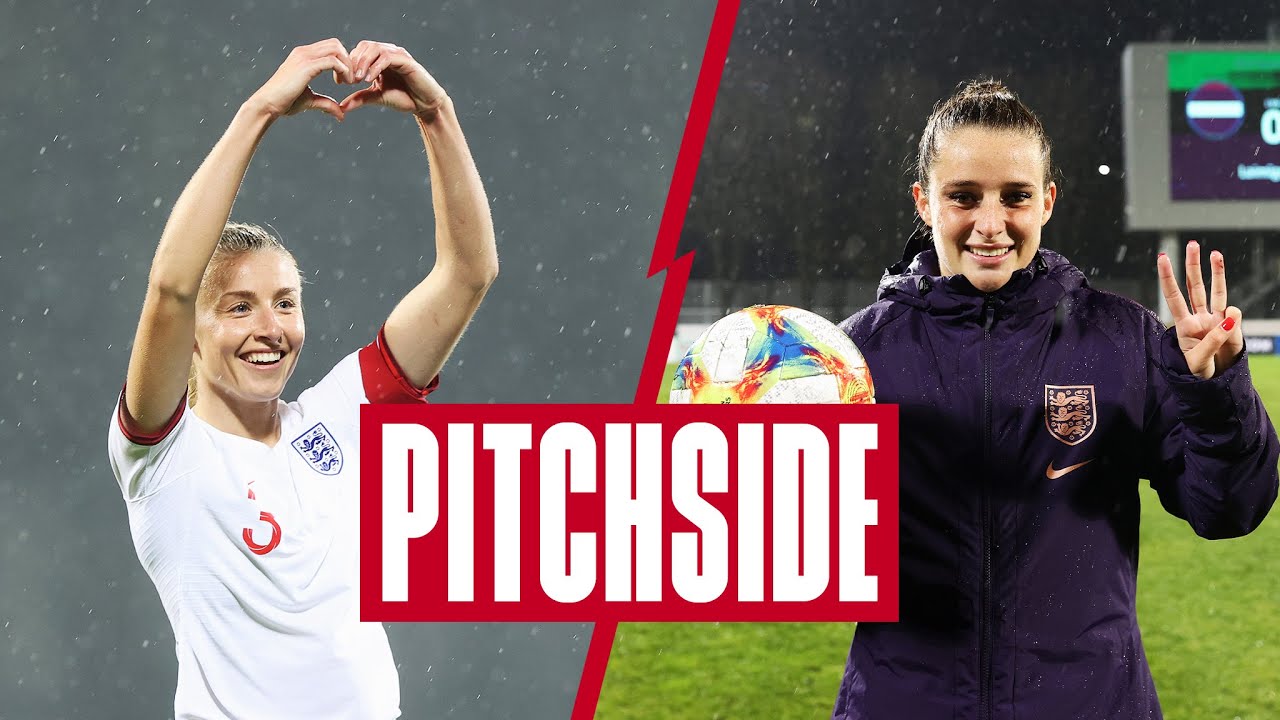 Catch Every Piece of the Action Up Close as the Lionesses Put 10 Past Latvia | Pitchside