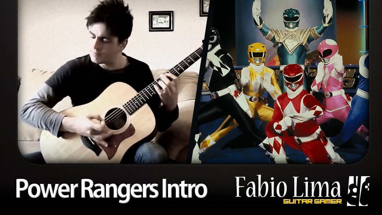 Power Rangers Intro on Fingerstyle by Fabio Lima