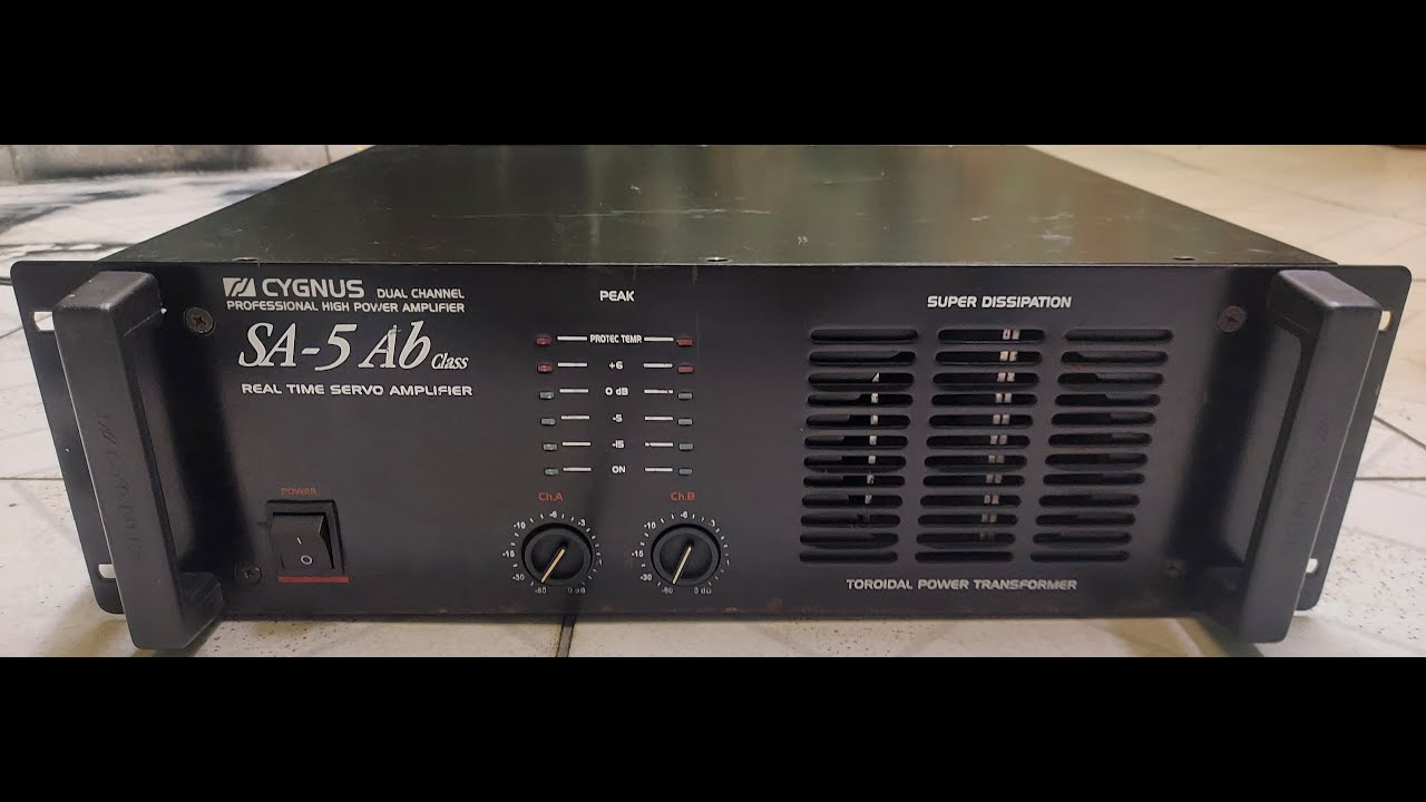 REVITALIZANDO AMPLIFICADOR: CYGNUS SA5 AB