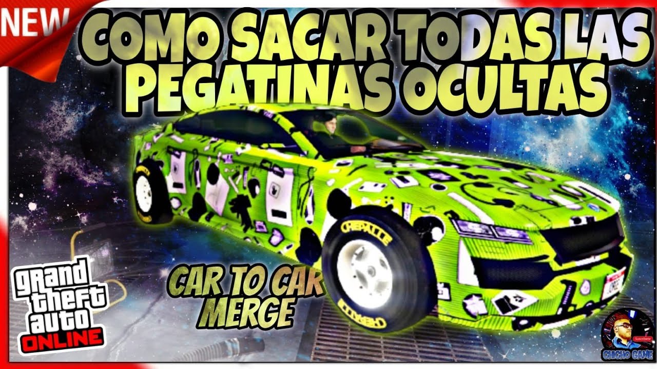 ¡CÓMO OBTENER PEGATINAS OCULTAS! (Car to Car) - GTA Online Glitch [Colaboración con Chicho Game]