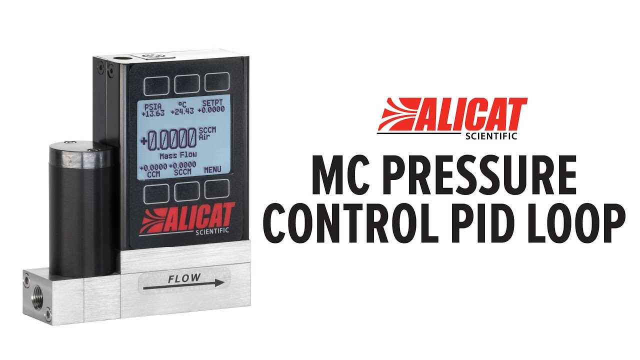Alicat Mass Flow Controller: Feature - Pressure Control PID Loop