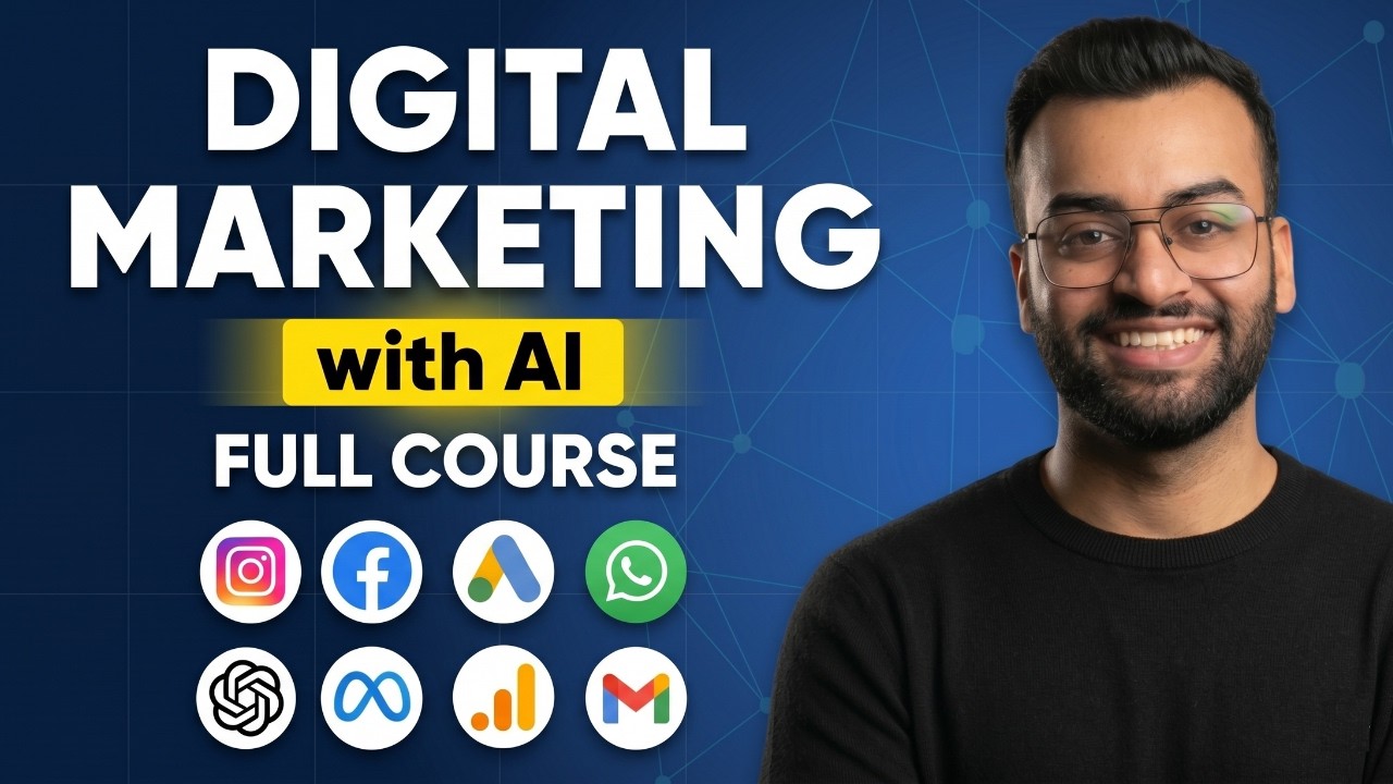 Digital Marketing Crash Course with AI 2026 | Beginner to Advanced Guide (No Experience Needed)