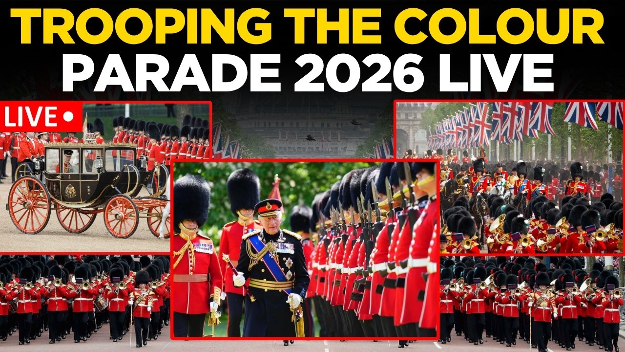 Trooping The Colour LIVE Ceremony | King Charles III Marks Official Birthday | Royal Family
