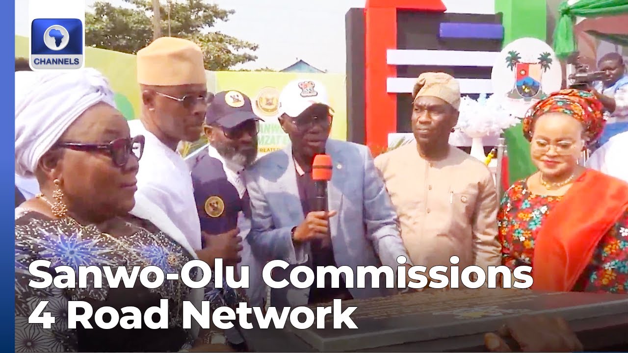 Gov Sanwo-Olu Commissions Four Road Network In Amuwo-Odofin LGA
