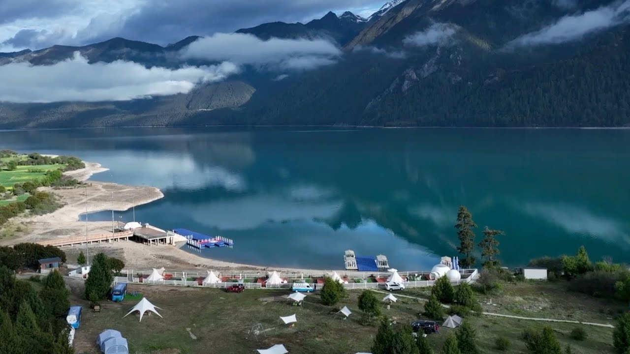 GLOBALink | Breathtaking view of Basum Lake in China's Tibet