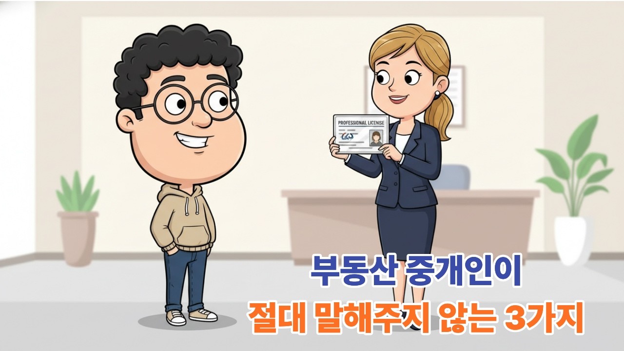 부동산 중개인이 절대 말해주지 않는 3가지