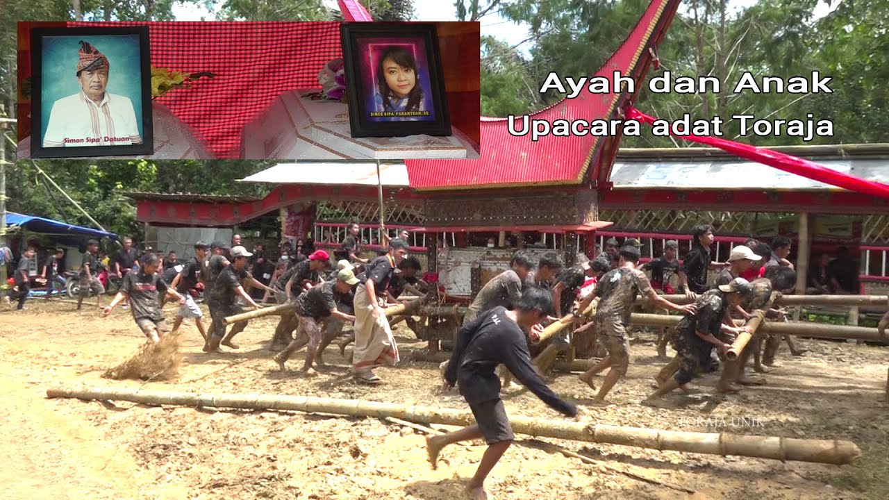 Pemakaman SS Datuan Papa dan Anak Since di Tongkonan Lebani Sangalla'