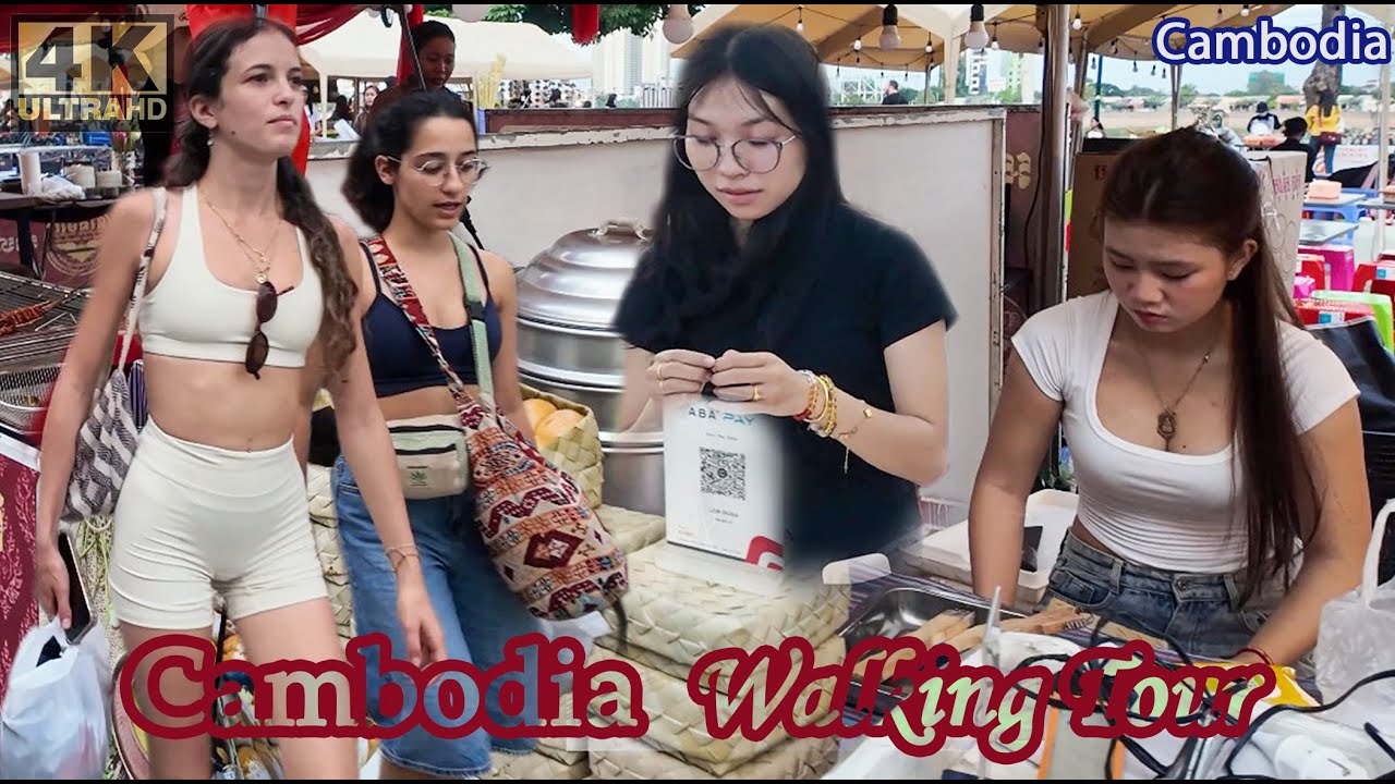 🇰🇭🔥Unbelievable Walking Tour CAMBODIAN Street Food 2026 -Walk @ Riverside Night Market #912