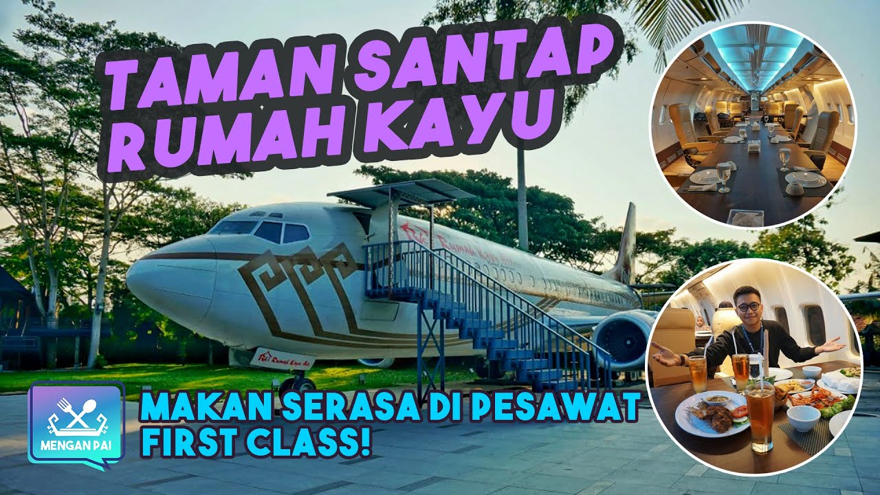 Pertama di Lampung, Rumah Kayu Hadirkan Pengalaman Makan di Dalam Pesawat | Lampung Geh