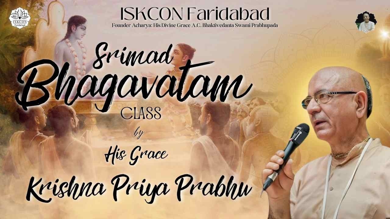 HG Krishna Priya Prabhuji ||SB 4.22.54 || 6th March 2026 | ISKCON Faridabad