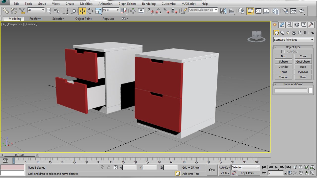3DS Max Chest Of Drawers – Easy Beginner Tutorial
