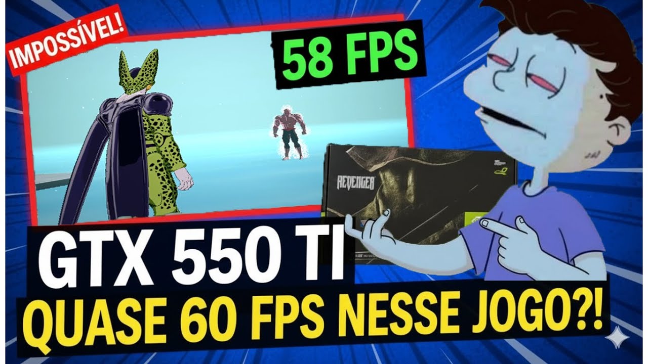 Será que roda? DRAGON BALL: Sparking! ZERO na GTX 550 Ti