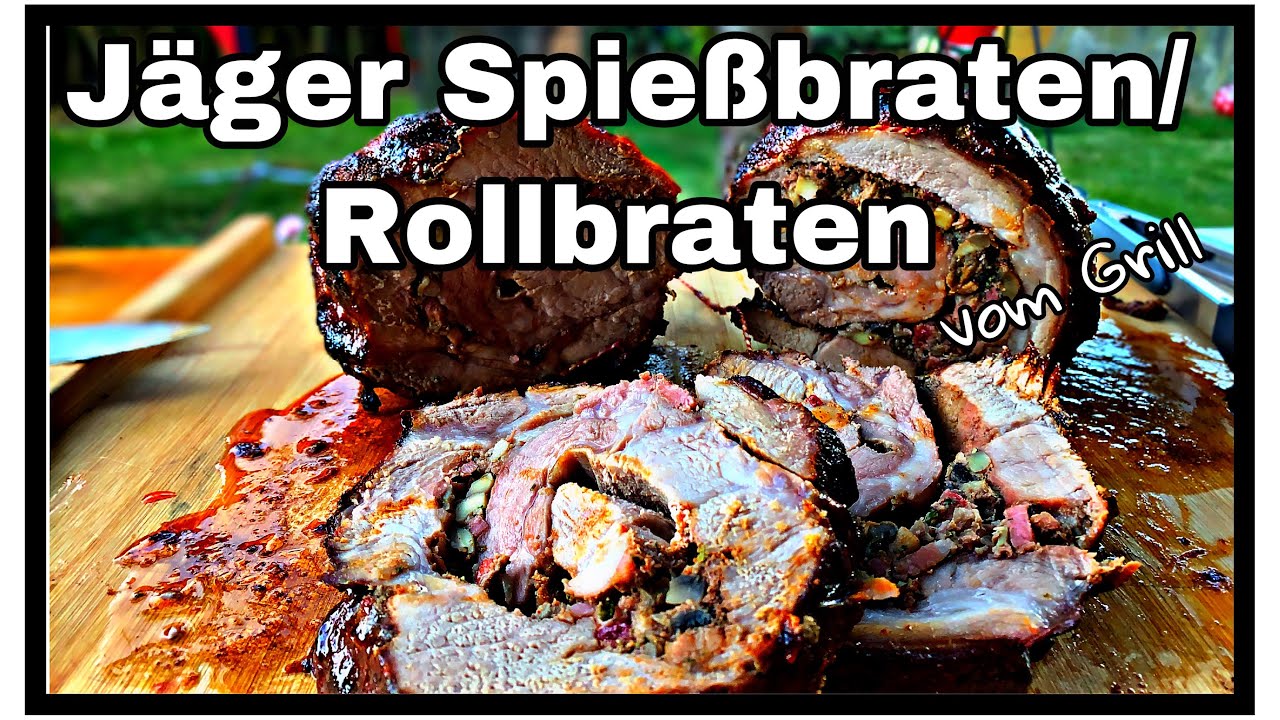 Jäger Spießbraten /Jäger Rollbraten vom Grill zu Gast bei @Mc.Ellisda's Outdoor cooking