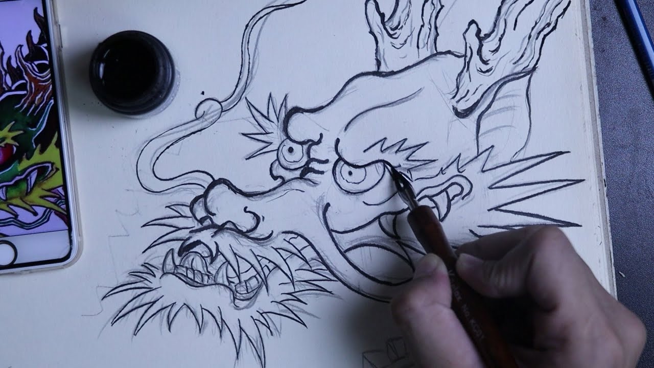 MT ART - Hướng dẫn vẽ rồng dành cho những người mới bắt đầu 2023( how to sketch dragon with pencil )