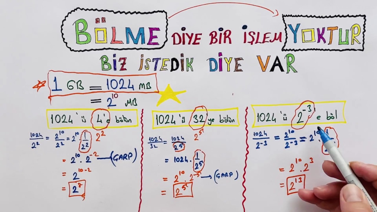 BÖLME İŞLEMİ ASLINDA YOKTUR -  BİZ İSTEDİK DİYE VARDIR